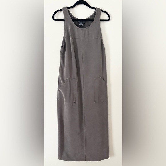 Carole Little Vintage Gray Lagenlook Longline Tank Dress - Picture 1 of 7